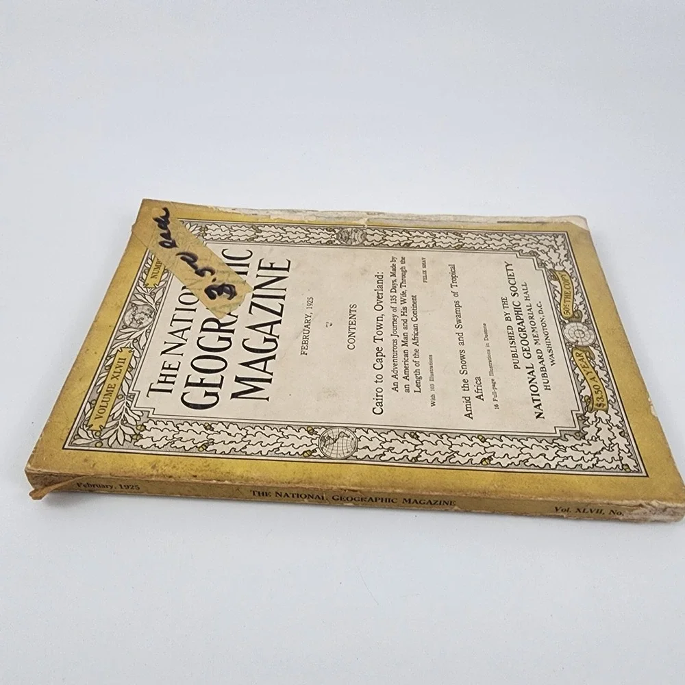 National Geographic Magazine February 1925‎ No  Insert